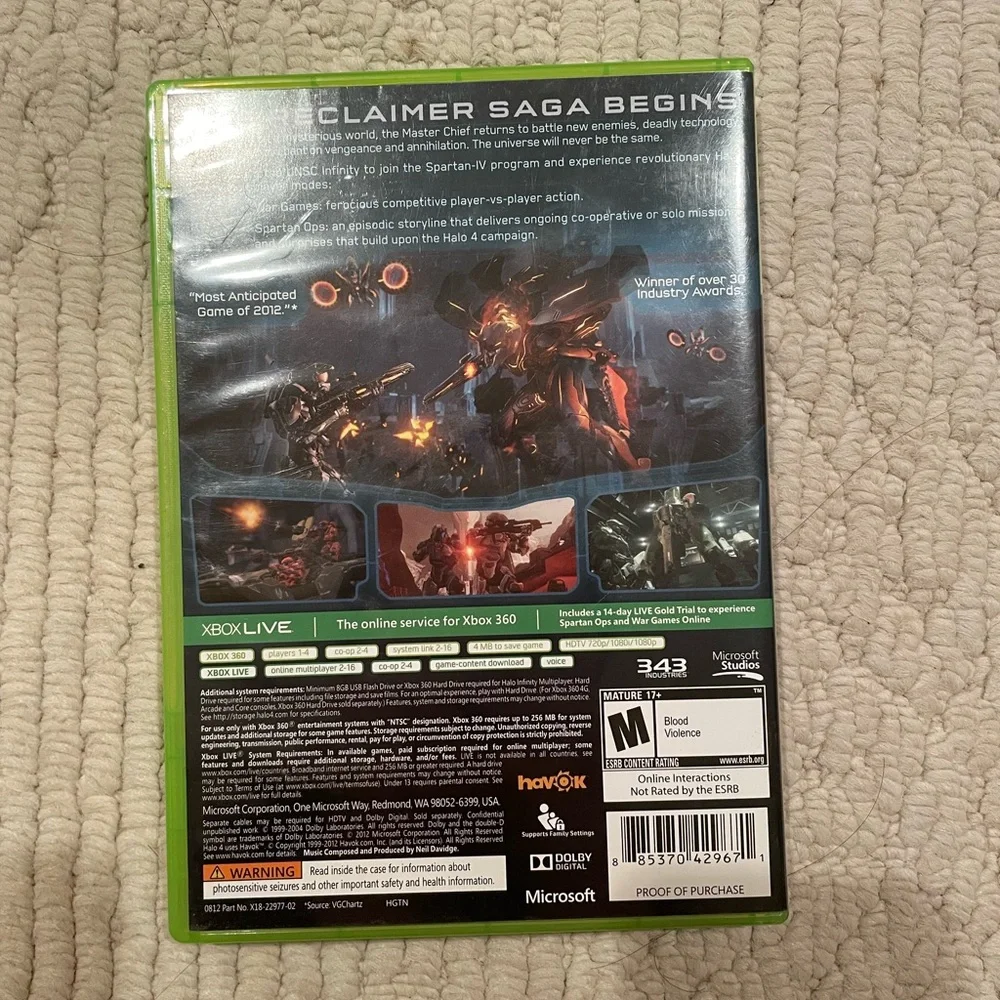 Microsoft Xbox 360 game